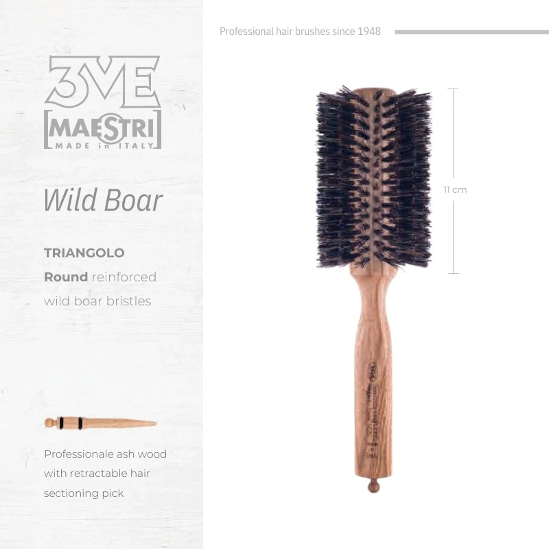 3ME Brush Professional Reinforced Hairbrush 1425