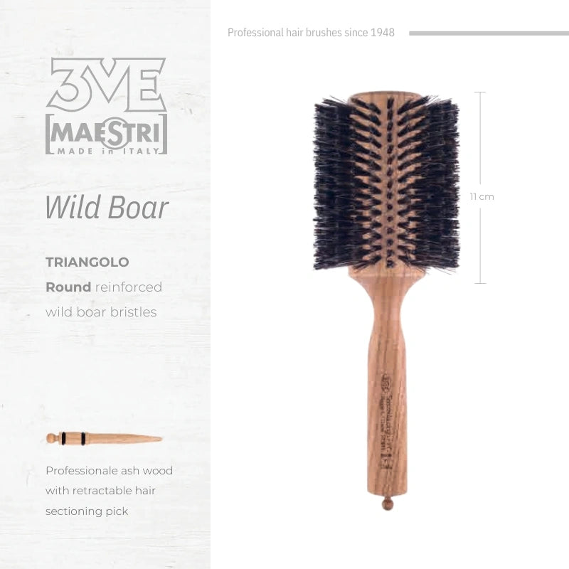 3ME Brush Professional Reinforced Hairbrush 14301