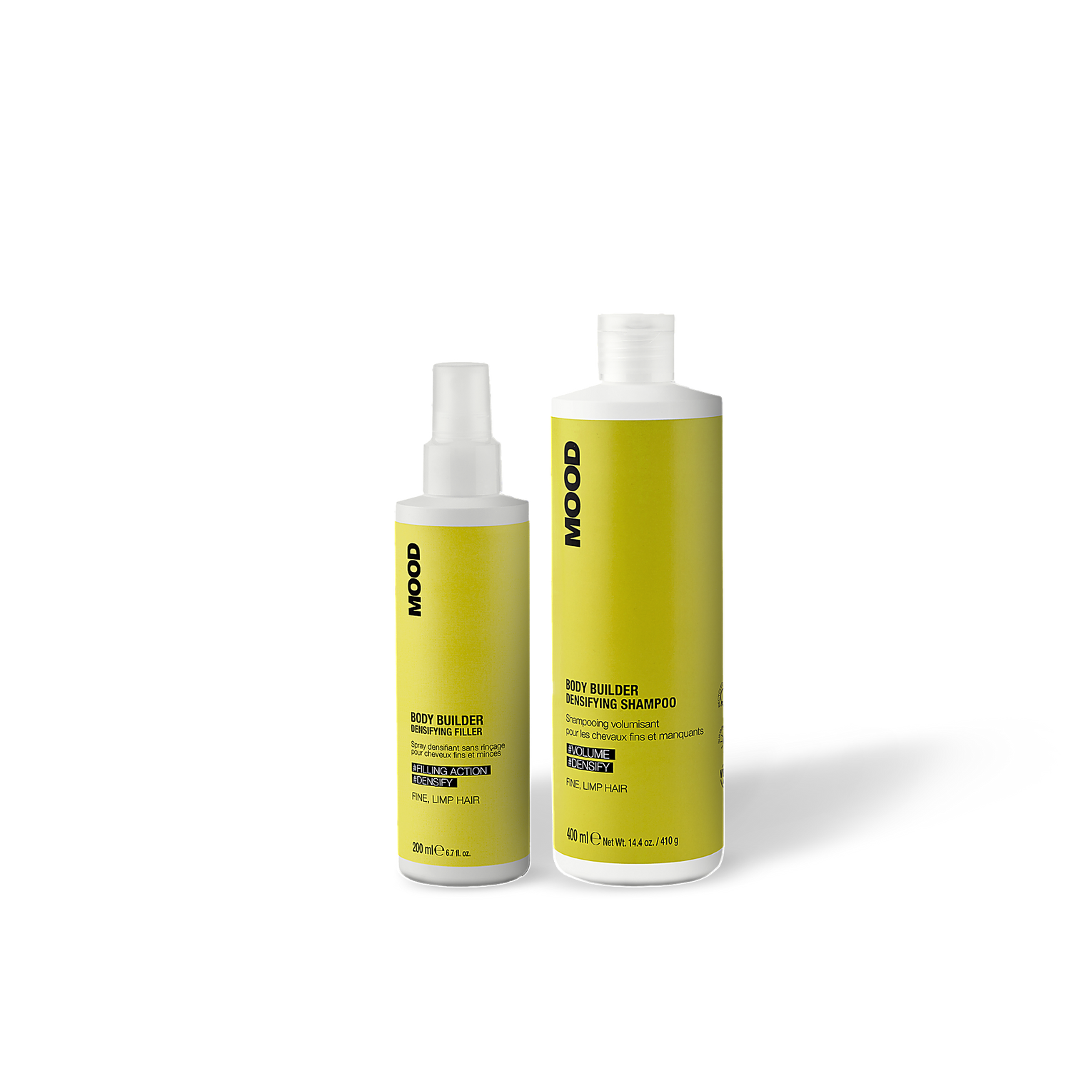 MOOD Body Builder Densifying Duo – Shampoo + Filler
