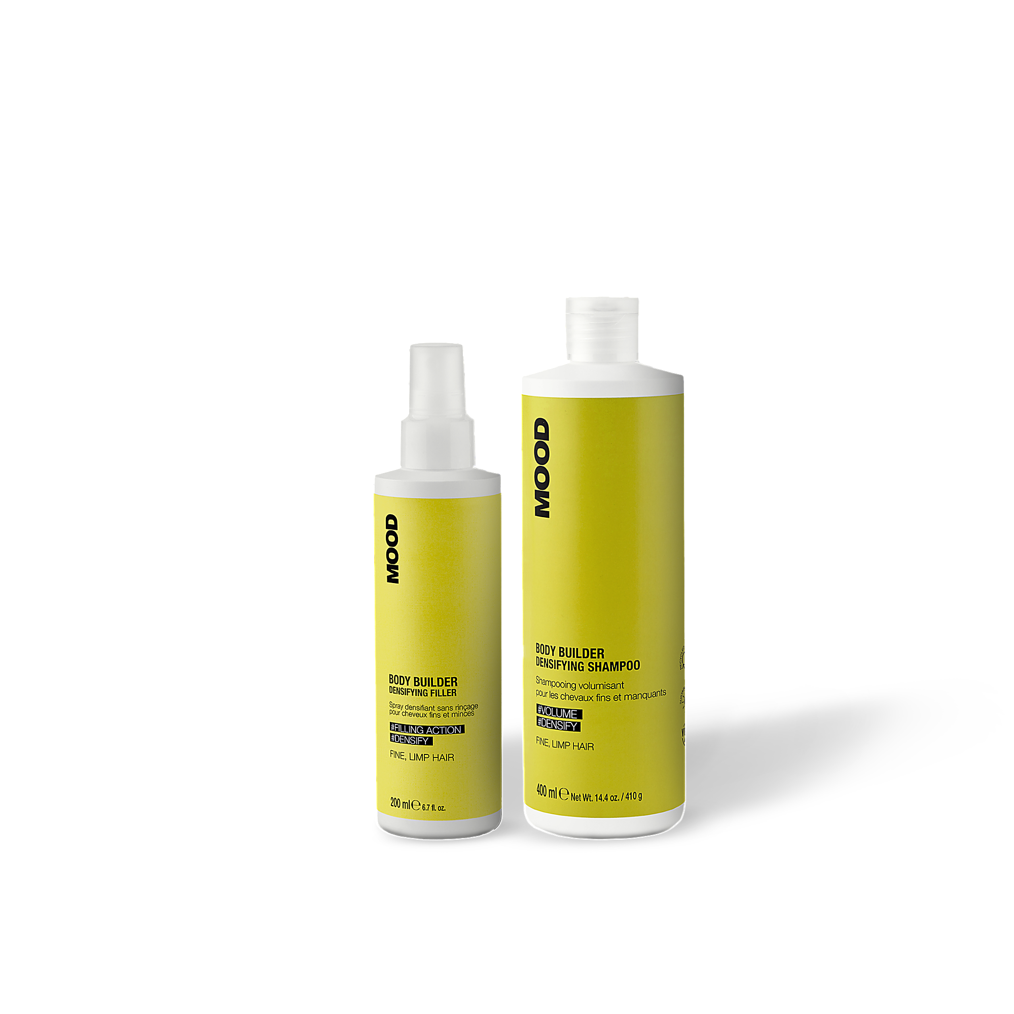 MOOD Body Builder Densifying Duo – Shampoo + Filler