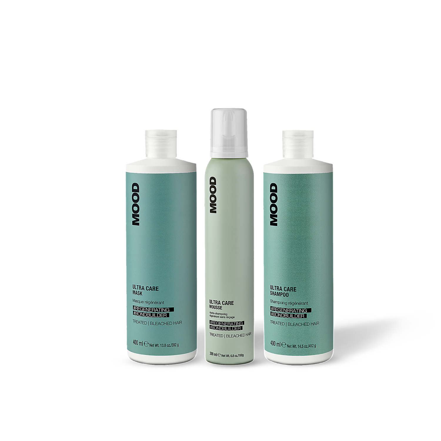 MOOD ULTRA CARE KIT Beschadigd of geblondeerd haar Intens herstel & voeding